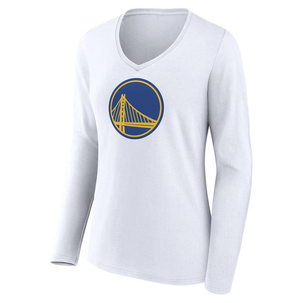NBA Golden State Warriors Women's Alternate Logo V-Neck Long Sleeve T-Shirt sale