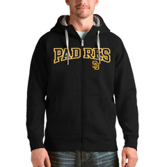 MLB San Diego Padres Antigua Team Logo Victory Full-Zip Hoodie