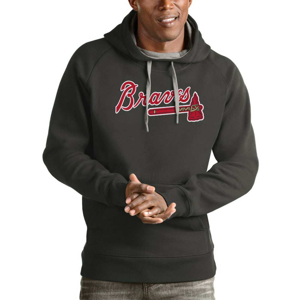 MLB Atlanta Braves Antigua Victory Pullover Team Logo Hoodie