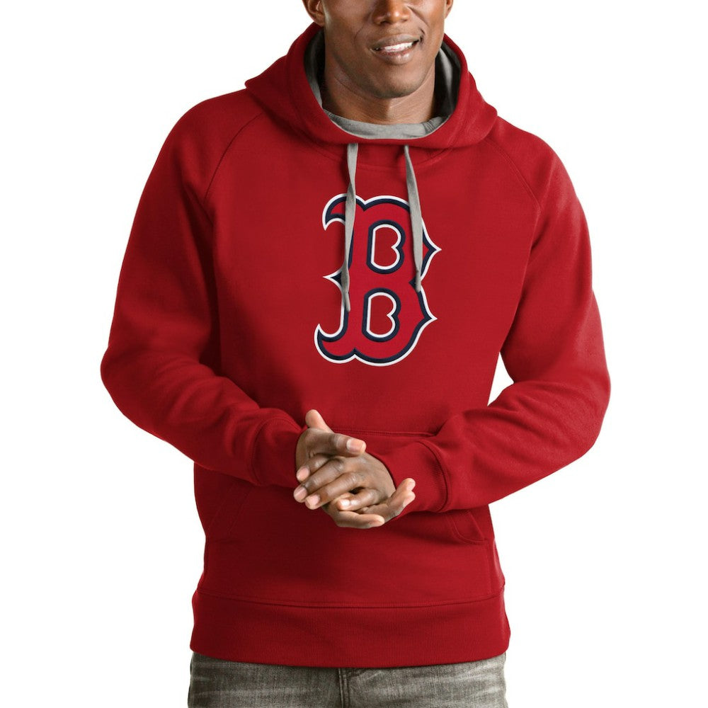 MLB Boston Red Sox Antigua Victory Pullover Team Logo Hoodie