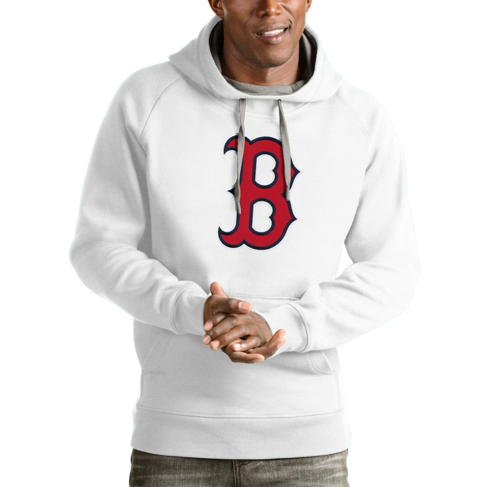 MLB Boston Red Sox Antigua Victory Pullover Team Logo Hoodie