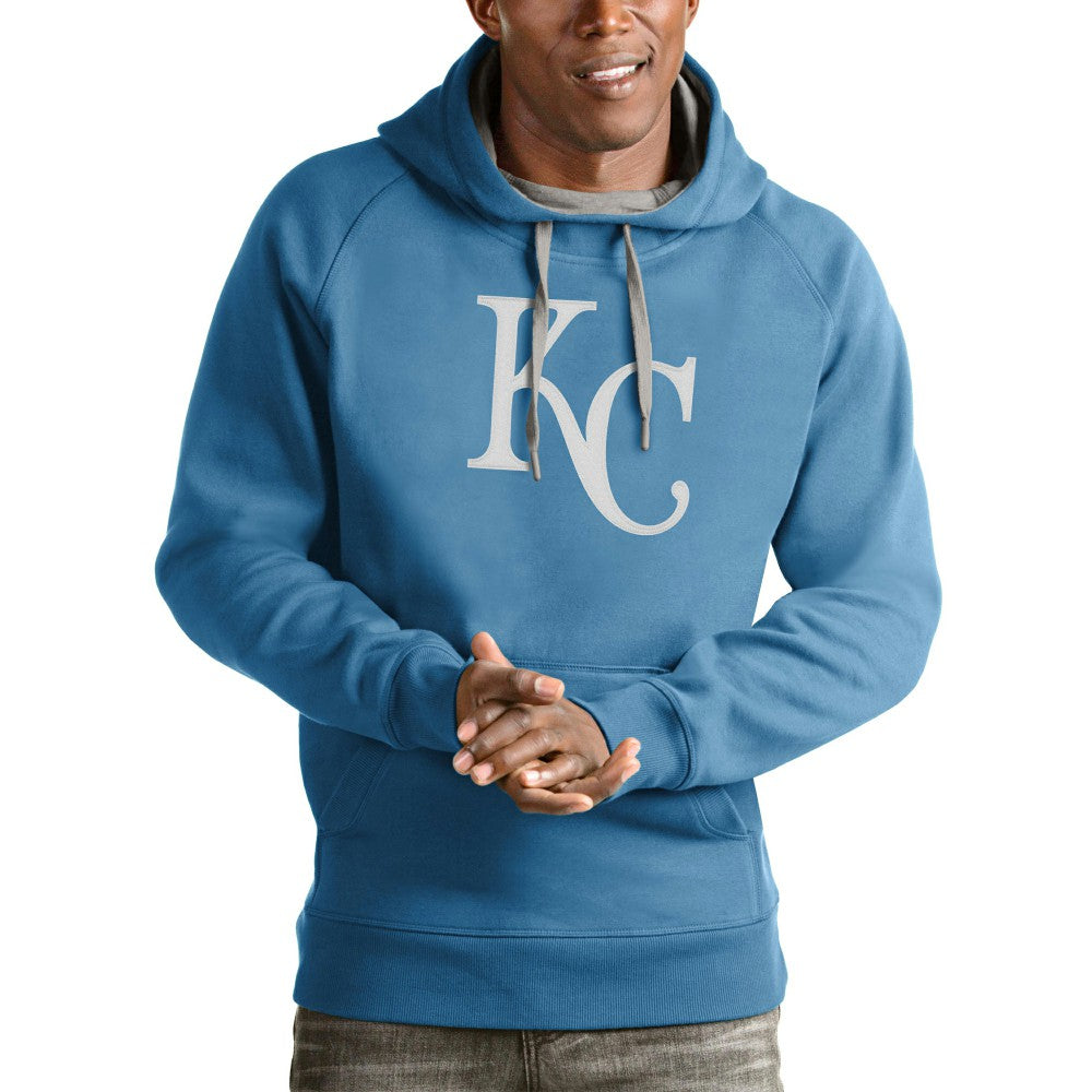 MLB Kansas City Royals Antigua Victory Pullover Team Logo Hoodie