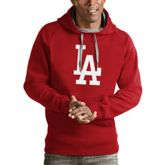 MLB Los Angeles Dodgers Antigua Victory Pullover Team Logo Hoodie