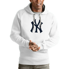 MLB New York Yankees Antigua Victory Pullover Team Logo Hoodie