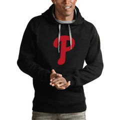 MLB Philadelphia Phillies Antigua Victory Pullover Team Logo Hoodie