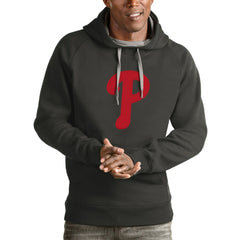MLB Philadelphia Phillies Antigua Victory Pullover Team Logo Hoodie