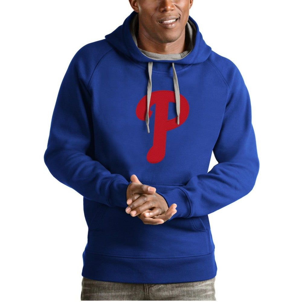MLB Philadelphia Phillies Antigua Victory Pullover Team Logo Hoodie