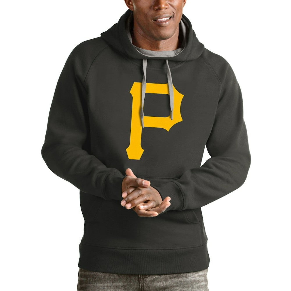 MLB Pittsburgh Pirates Antigua Victory Pullover Team Logo Hoodie