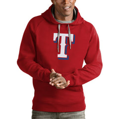 MLB Texas Rangers Antigua Victory Pullover Team Logo Hoodie
