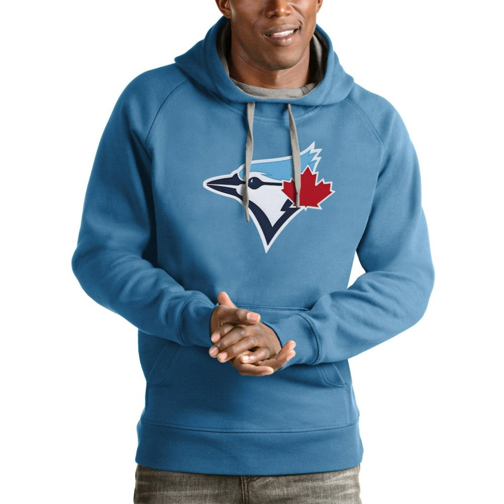 MLB Toronto Blue Jays Antigua Victory Pullover Team Logo Hoodie