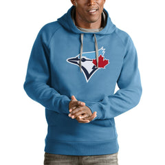 MLB Toronto Blue Jays Antigua Victory Pullover Team Logo Hoodie