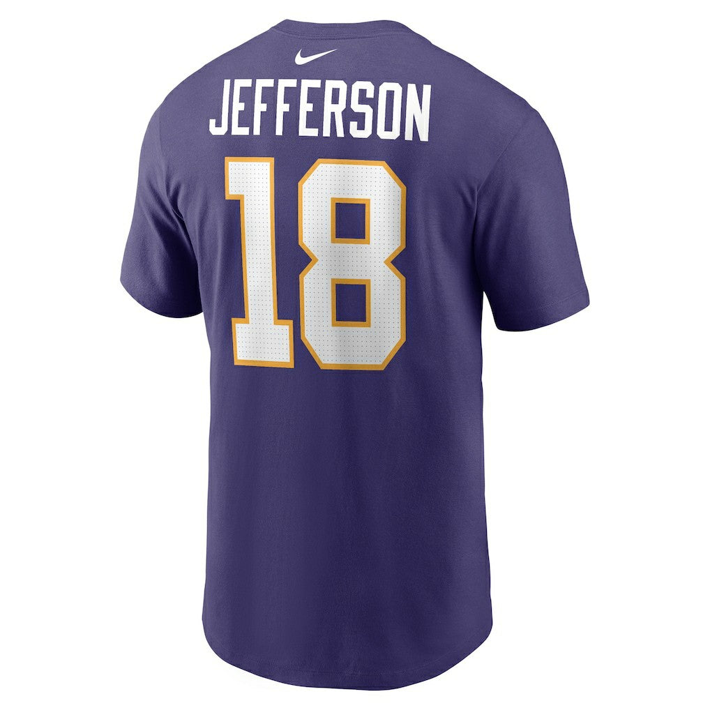 Justin Jefferson  Classic Player Name & Number T-Shirt - Minnesota Vikings