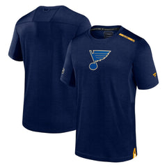 NHL Navy St. Louis Blues Fanatics Authentic Pro Performance T-Shirt
