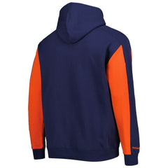 MLB Houston Astros Mitchell & Ness Colorblocked Fleece Pullover Hoodie