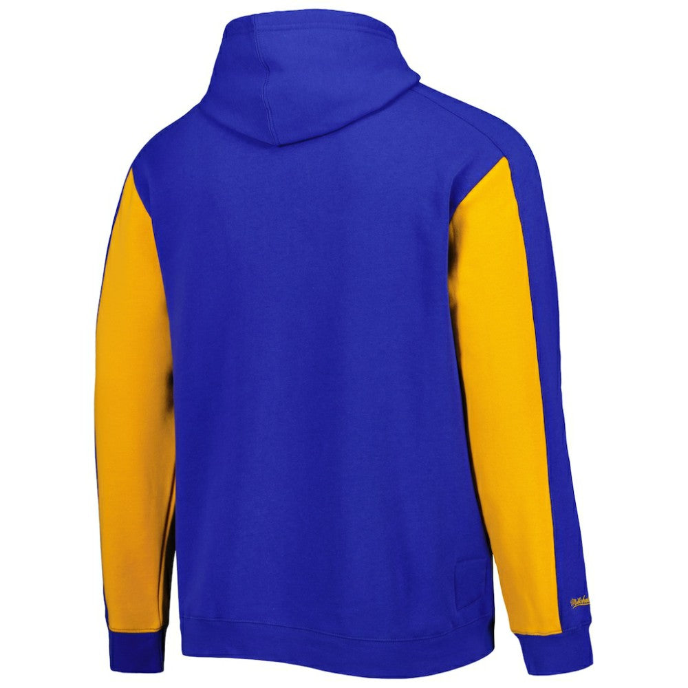 MLB Milwaukee Brewers Mitchell & Ness Colorblocked Fleece Pullover Hoodie