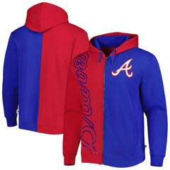 MLB Atlanta Braves Mitchell & Ness Fleece Full-Zip Hoodie