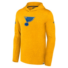 NHL Gold St. Louis Blues Fanatics Authentic Pro Pullover Hoodie