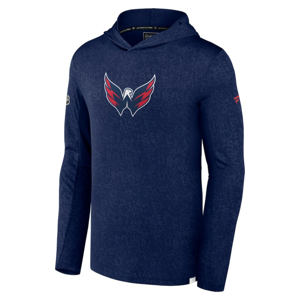NHL Navy Washington Capitals Fanatics Authentic Pro Lightweight Pullover Hoodie