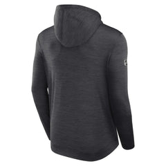 NHL Heather Charcoal Pittsburgh Penguins Fanatics Authentic Pro Tech Pullover Hoodie