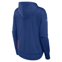 NHL Royal Edmonton Oilers Fanatics Women's Authentic Pro Scuba Full-Zip Hoodie