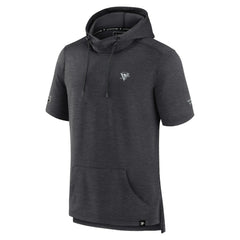 NHL Heather Charcoal Pittsburgh Penguins Fanatics Authentic Pro Short Sleeve Pullover Hoodie