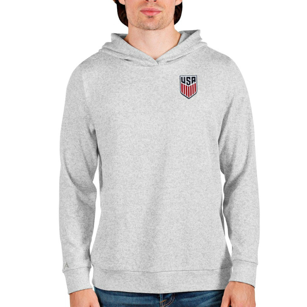 USMNT Antigua Absolute Pullover Hoodie -  Gray