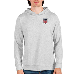 USMNT Antigua Absolute Pullover Hoodie -  Gray