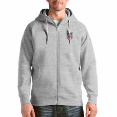 USMNT Antigua Victory Full-Zip Hoodie -  Gray