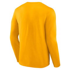 NHL Gold St. Louis Blues Fanatics Authentic Pro Primary Long Sleeve T-Shirt