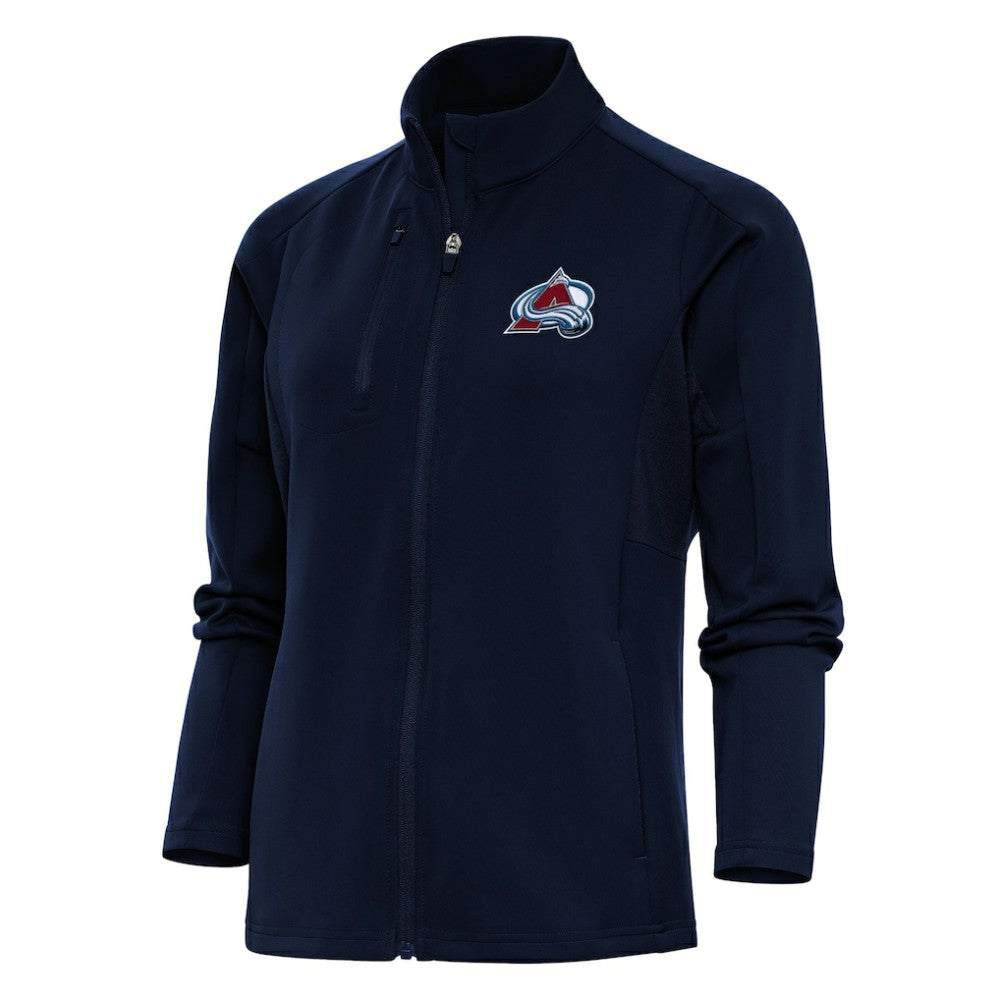 NHL Navy Colorado Avalanche Antigua Women's Team Logo Generation Full-Zip Jacket