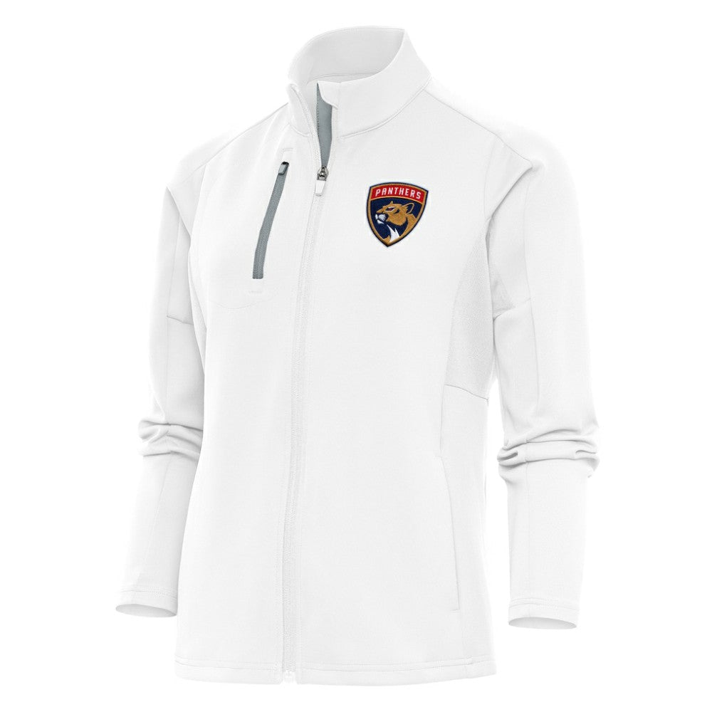 NHL White Florida Panthers Antigua Women's Team Logo Generation Full-Zip Jacket