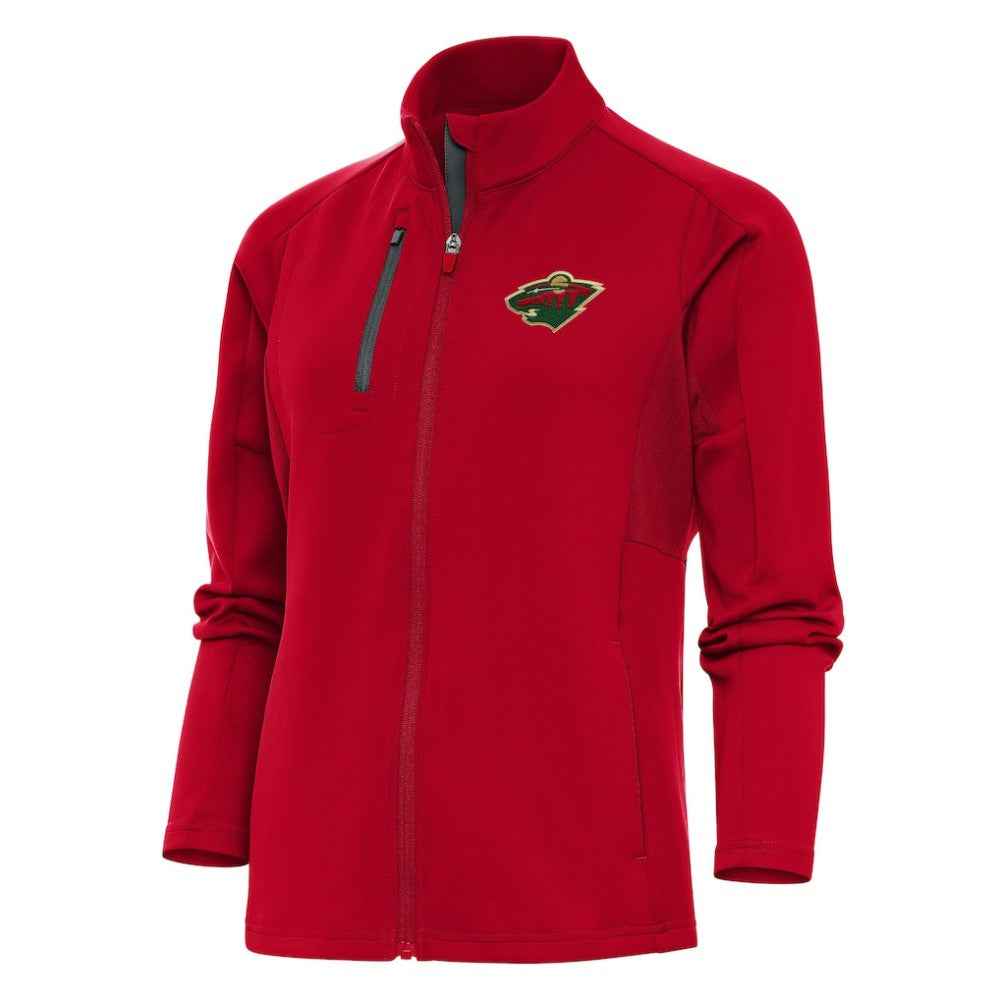 NHL Red Minnesota Wild Antigua Women's Team Logo Generation Full-Zip Jacket