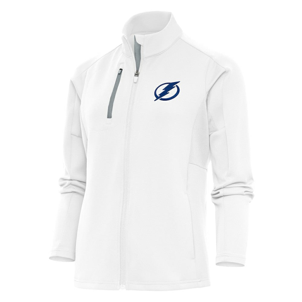 NHL White Tampa Bay Lightning Antigua Women's Team Logo Generation Full-Zip Jacket
