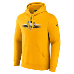 NHL Gold Pittsburgh Penguins Fanatics Authentic Pro Secondary Pullover Hoodie