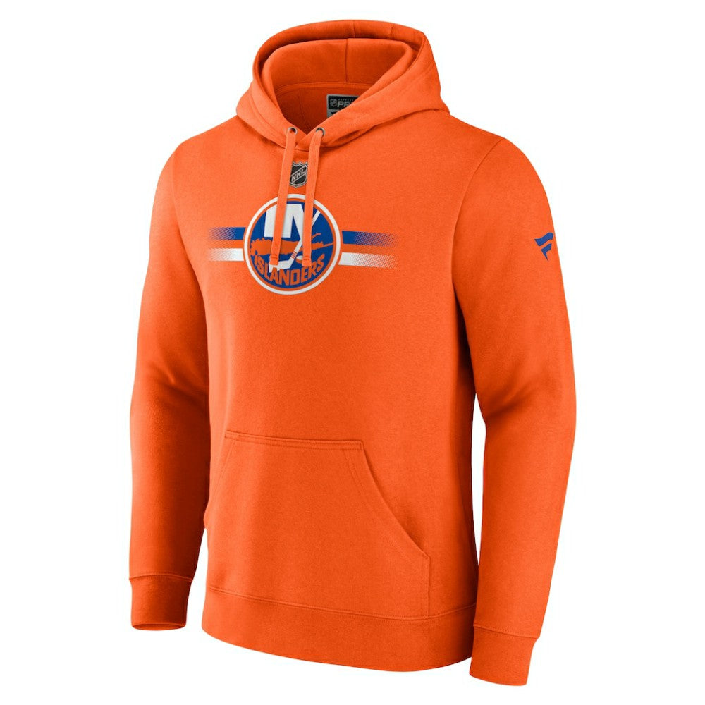 NHL Orange New York Islanders Fanatics Authentic Pro Secondary Pullover Hoodie