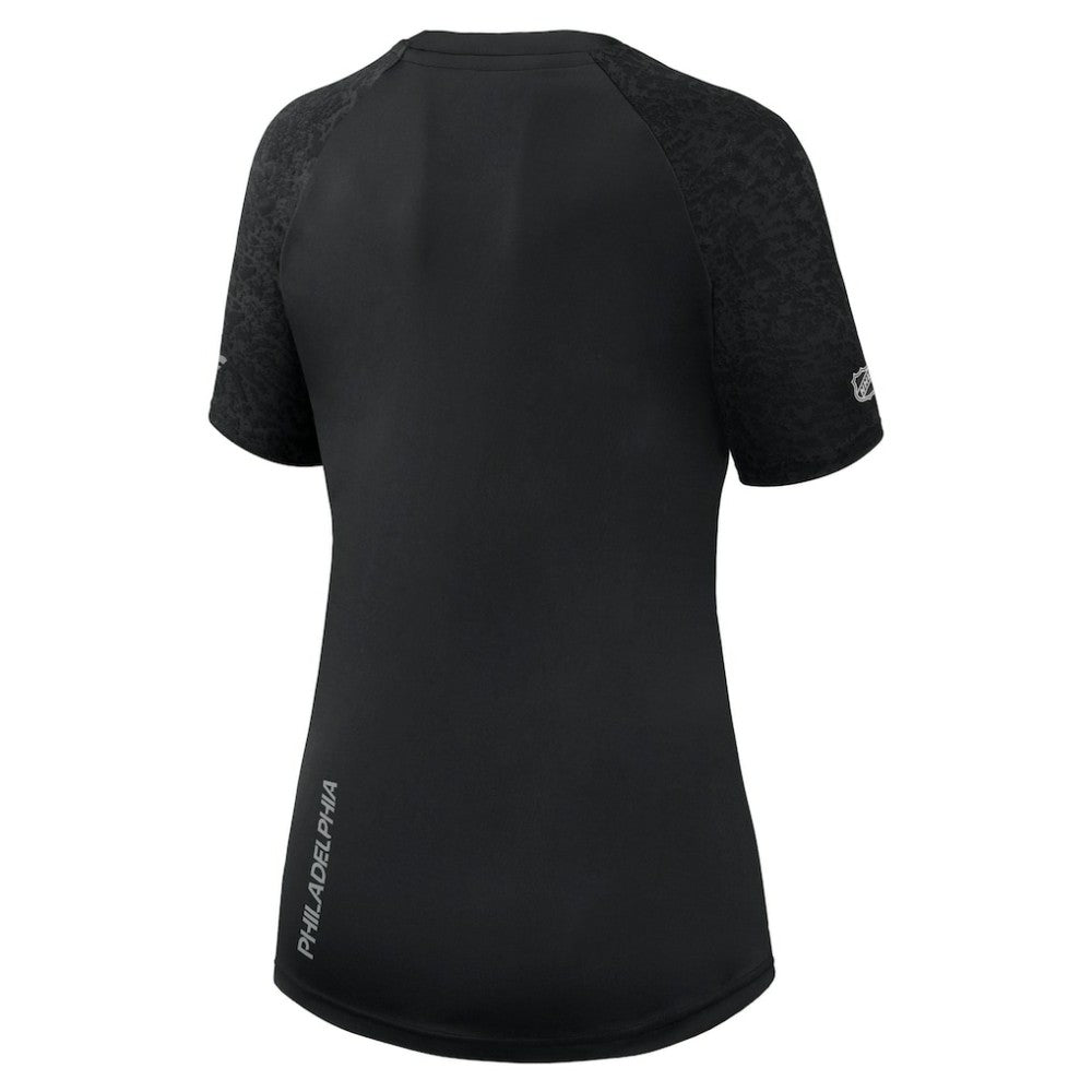 NHL Black Philadelphia Flyers Fanatics Women's Authentic Pro Tech T-Shirt