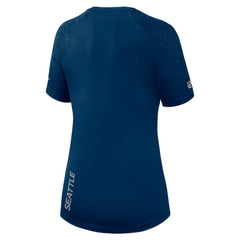 NHL Deep Sea Blue Seattle Kraken Fanatics Women's Authentic Pro Tech T-Shirt