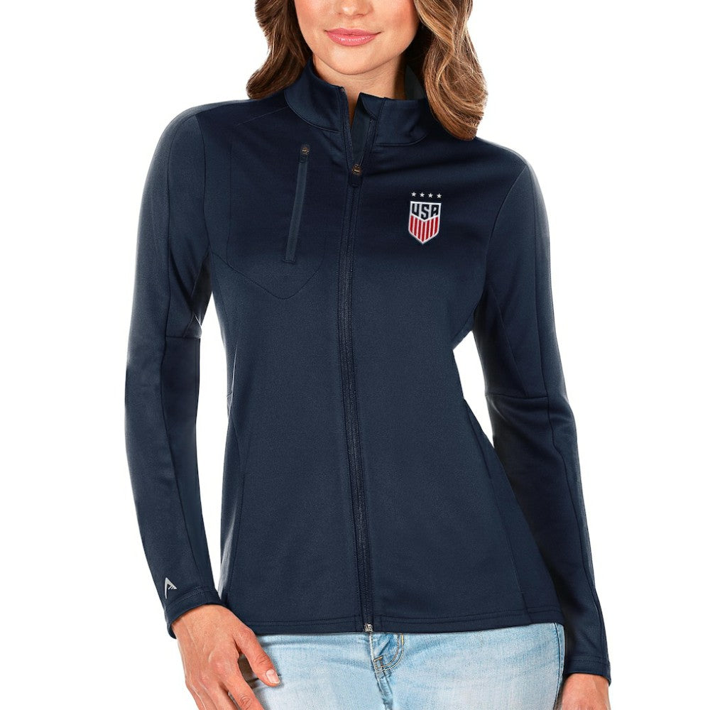 USWNT Antigua Women's Generation Full-Zip Jacket -  Navy