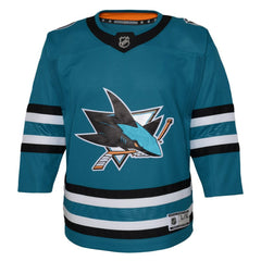 NHL Teal San Jose Sharks Youth Premier Jersey