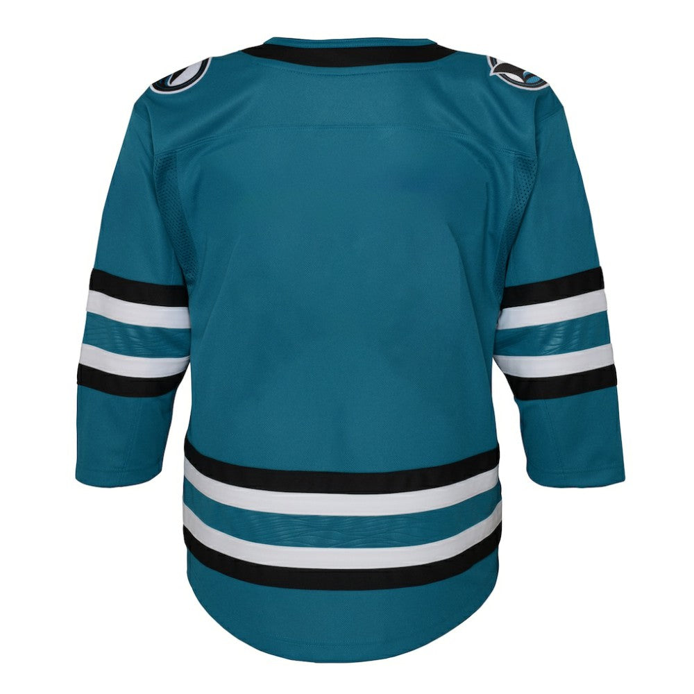 NHL Teal San Jose Sharks Youth Premier Jersey