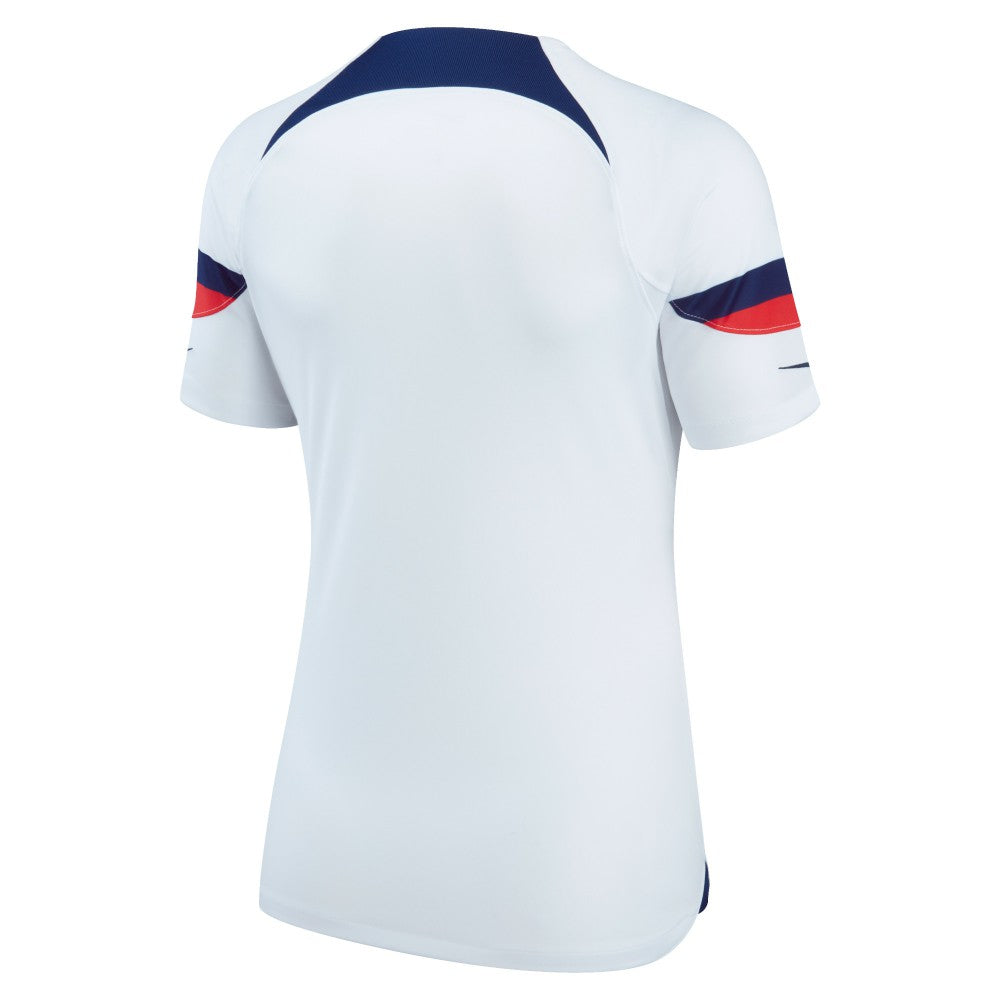 USMNT Women's 2022/23 Home Breathe Stadium Replica Blank Jersey - Nike White