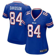 Zach Davidson  Women's Game Player Jersey - Buffalo Bills