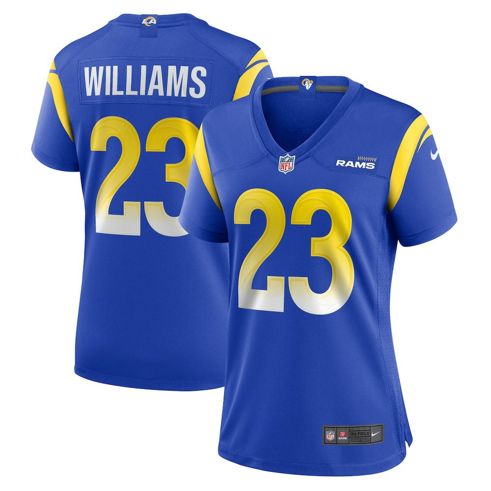 Kyren Williams  Women's Game Player Jersey - Los Angeles Rams