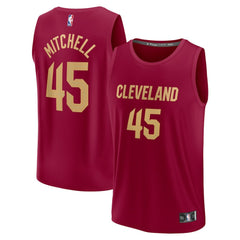 NBA Donovan Mitchell Cleveland Cavaliers Fast Break Replica Jersey sale