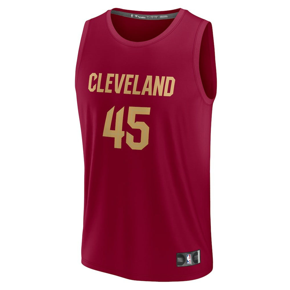 NBA Donovan Mitchell Cleveland Cavaliers Fast Break Replica Jersey sale