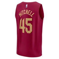 NBA Donovan Mitchell Cleveland Cavaliers Fast Break Replica Jersey sale