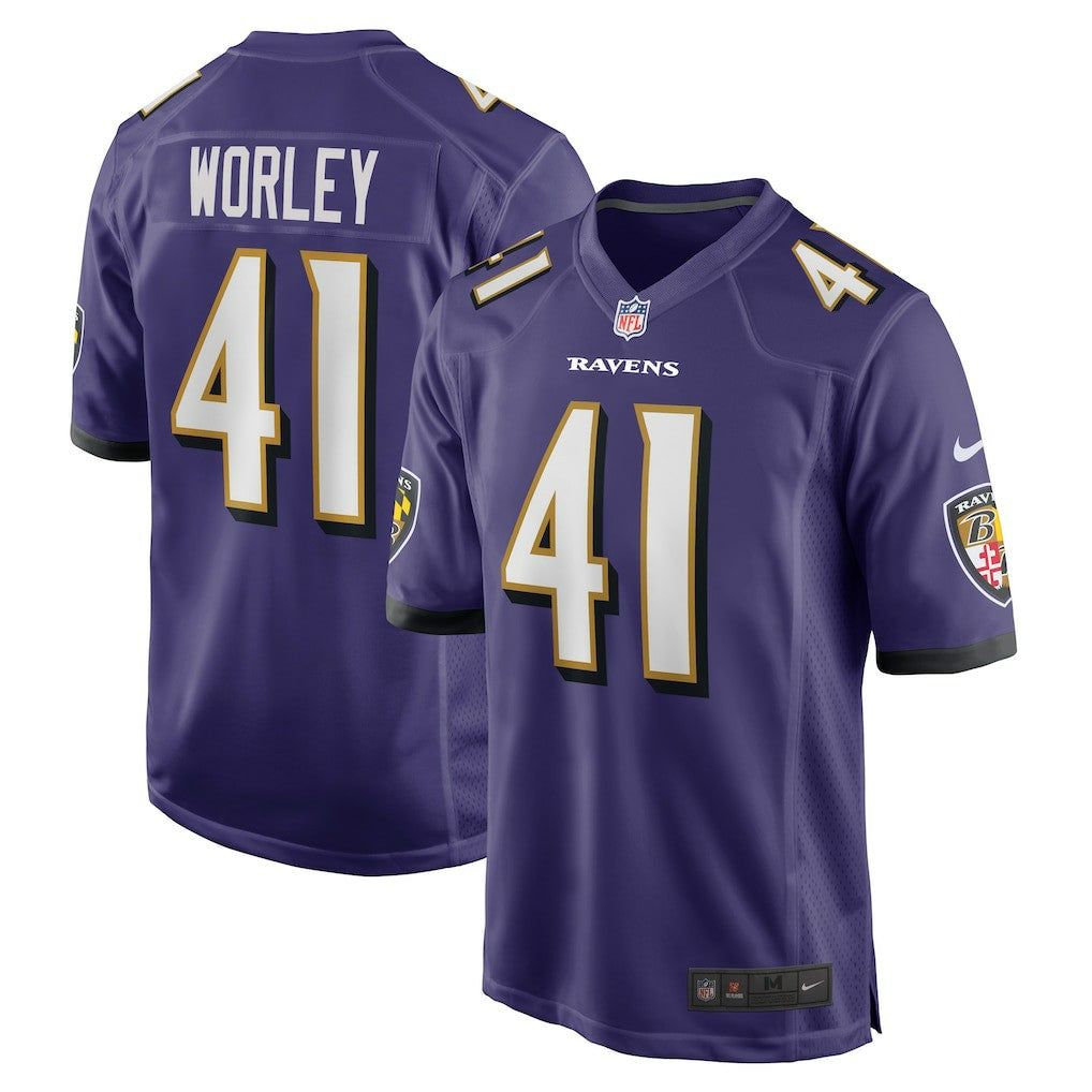 Daryl Worley  Game Player Jersey - Baltimore Ravens
