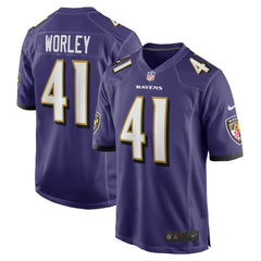 Daryl Worley  Game Player Jersey - Baltimore Ravens