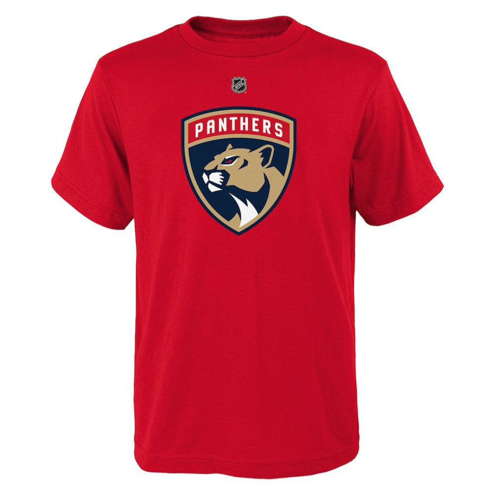 NHL Red Matthew Tkachuk Florida Panthers Youth Player Name & Number T-Shirt