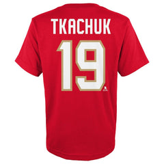 NHL Red Matthew Tkachuk Florida Panthers Youth Player Name & Number T-Shirt